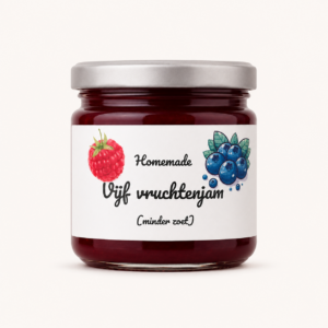 5 vruchtenjam minder zoet